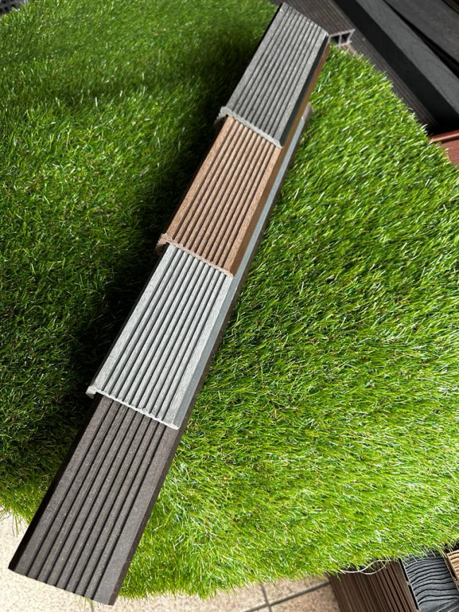 Угол дпк 35х70х3000мм Серый-пепельный